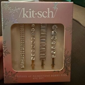 Kitsch Rhinestone Bobby Pins / Bobby Pins Set